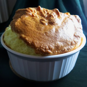 Light and fluffy cheese souffle