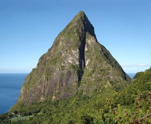 Petit Piton at Soufriere on the island of St. Lucia