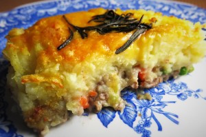 Cottage pie comforts the inner wimp