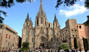 Catedral de Barcelona in the Barri Gotic