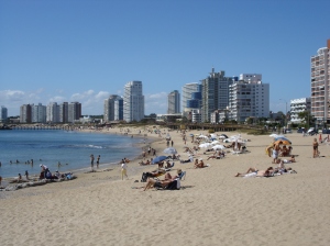 Punta del Este's beautiful beach strip